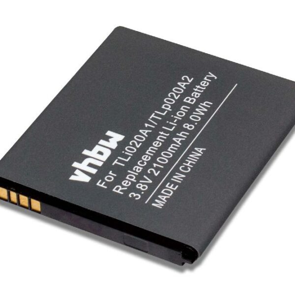 Bateria para Telemóvel Alcatel TLp020A2, TLi020A1 - 2100 mAh 3.8 V Li-Ion vhbw