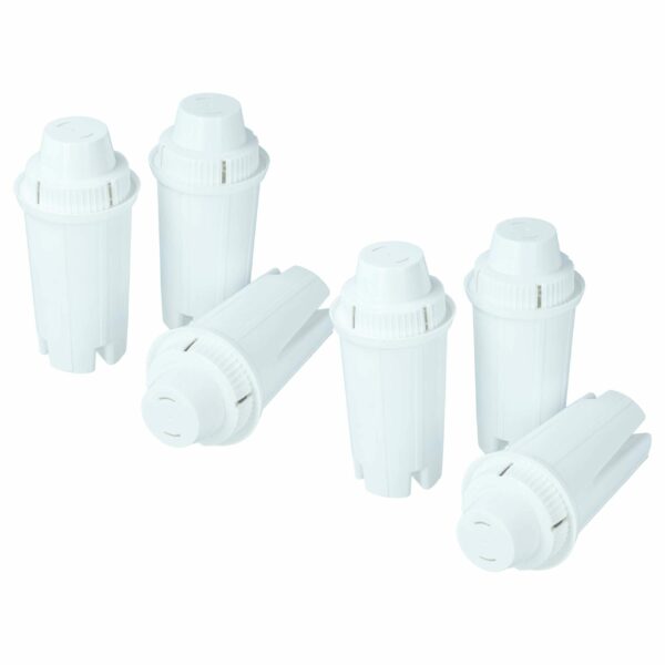 Pack 6x Filtro de Água vhbw para Máquinas de Café Zanussi - Compatível Alapure CWF1002