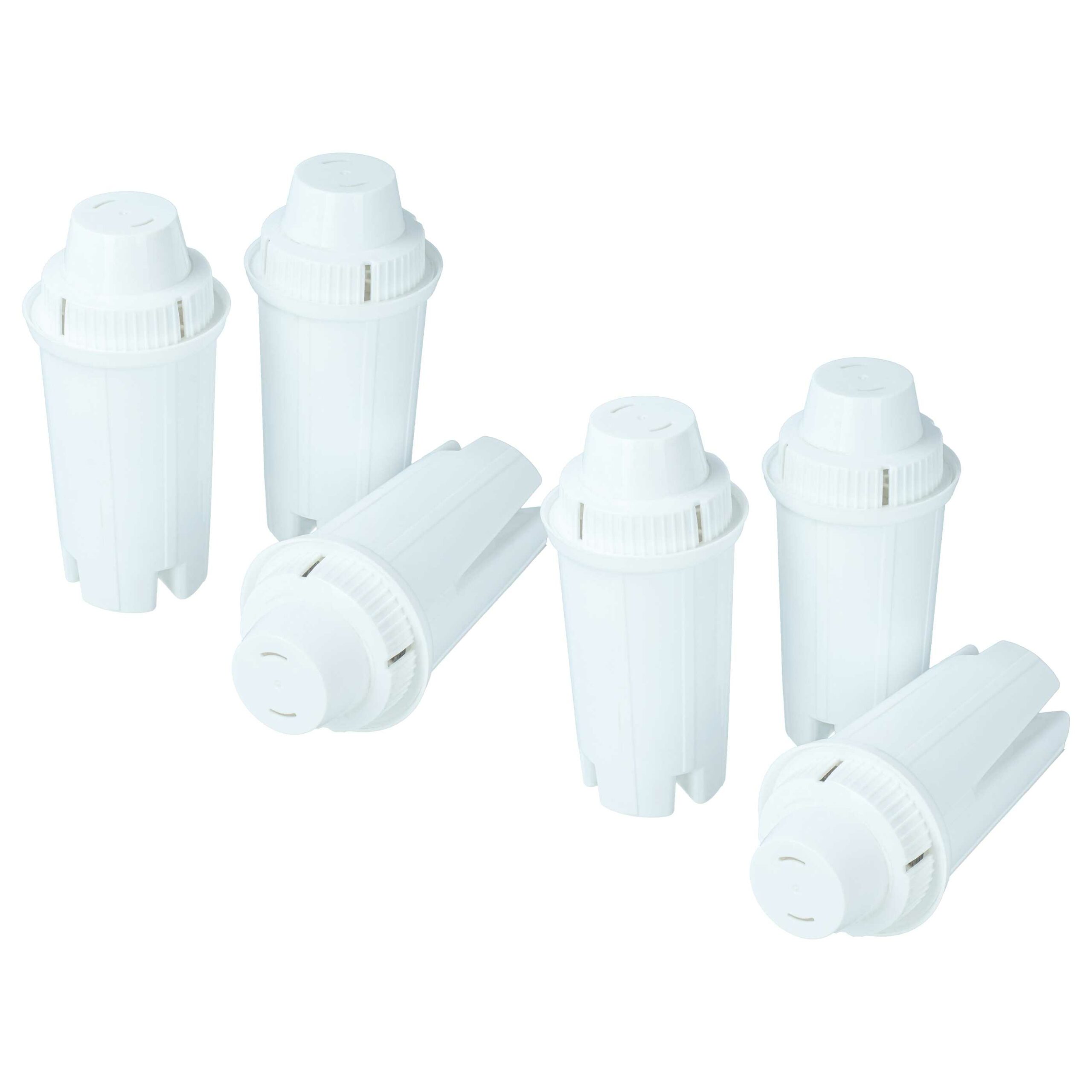 Pack 6x Filtro de Água vhbw para Máquinas de Café Zanussi - Compatível Alapure CWF1002