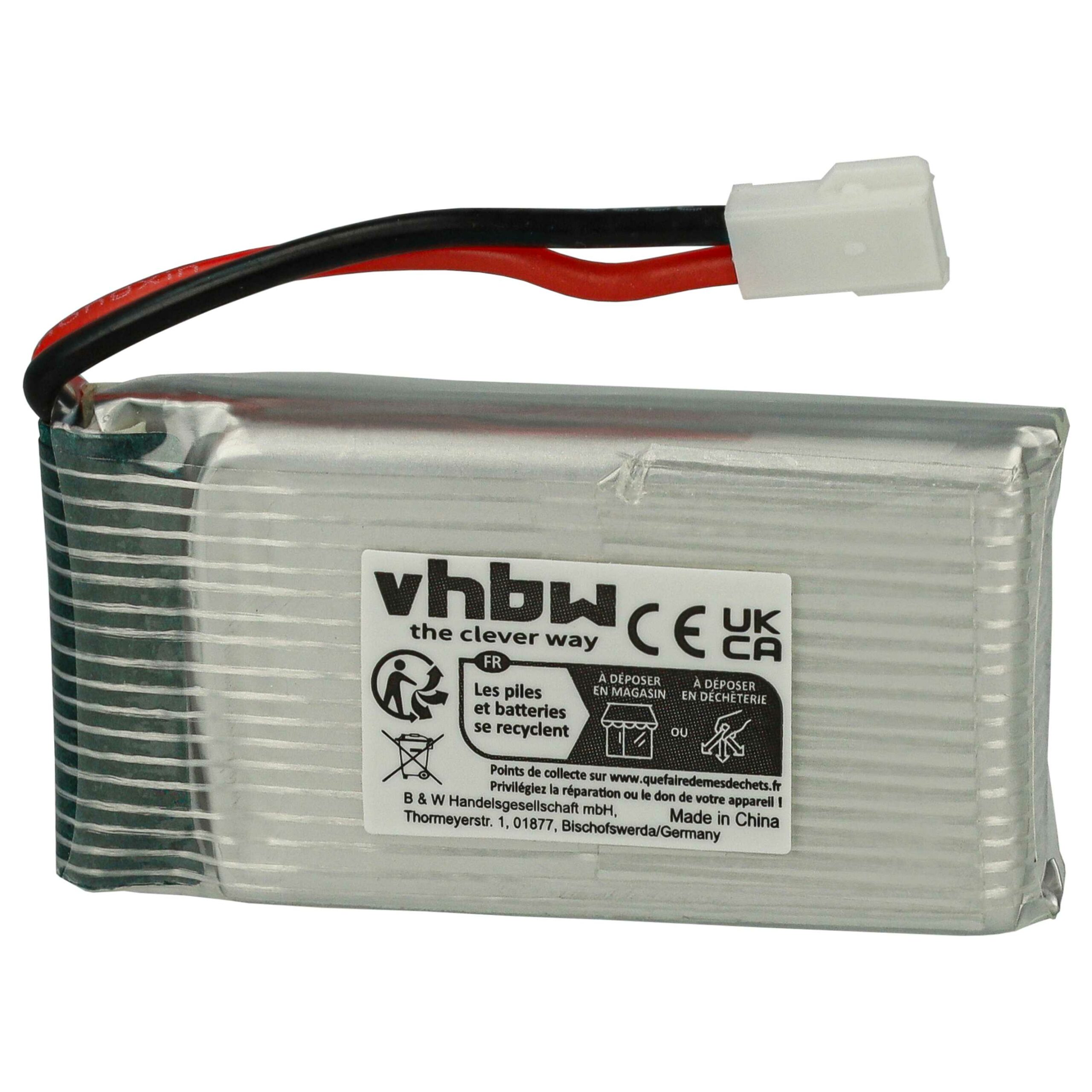 Bateria Li-polymer vhbw 800 mAh 3.7 V para Modelos Telecomandados - Conector XH 2.54 - Image 4