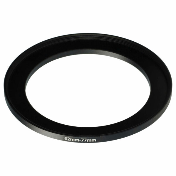 Anel Adaptador Step-Up 62 mm para 77 mm para Objetivas de Câmara - vhbw