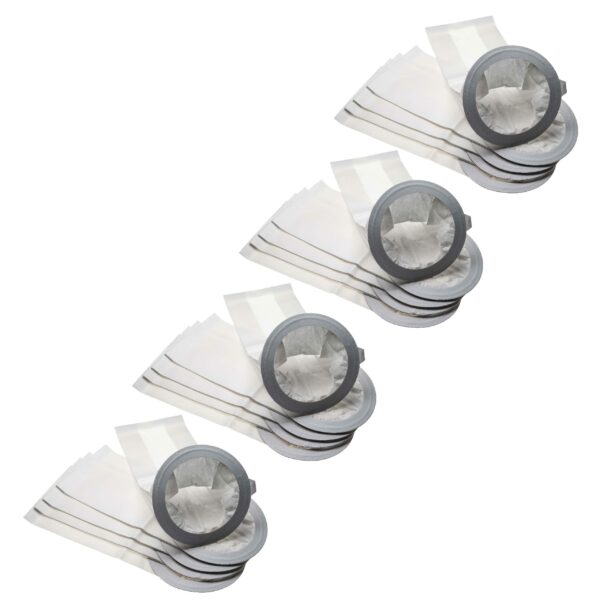 Pack de 20 Sacos para Aspirador vhbw compatível com Nilfisk 1471097500 e Clarke - papel