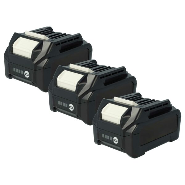 3x Bateria vhbw substitui Makita 191X65-8, 191B36-3 - 2500 mAh, 40 V, Li-Ion