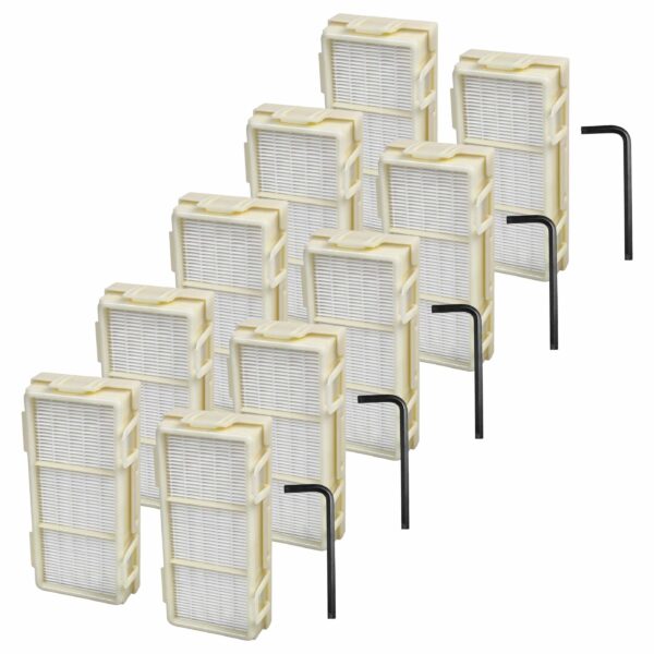 Pack 10x Filtros HEPA Substituição vhbw para Secador Dyson H13 - Referência 965280-01