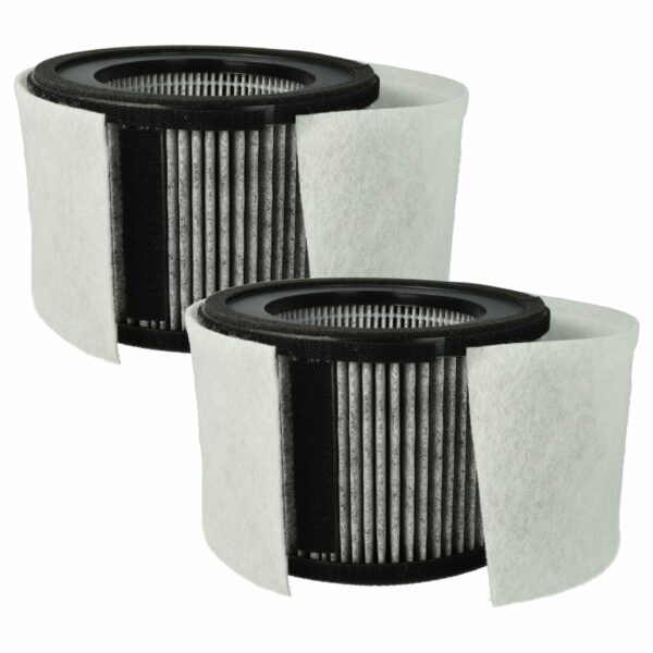2x Filtro para Purificador de Ar Leifheit / Soehnle 68129, 68106 - vhbw