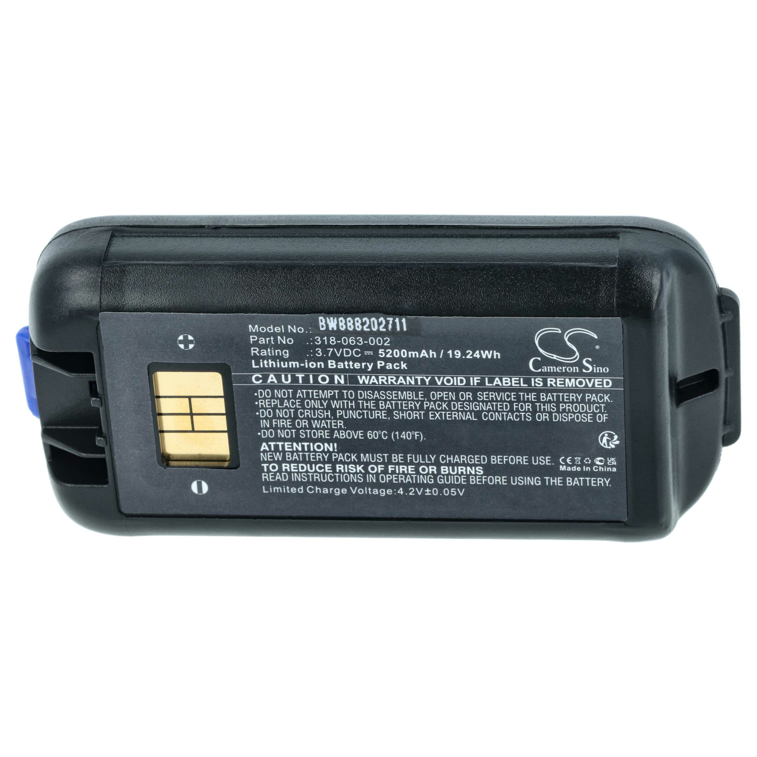 Bateria vhbw para Coletor de Dados Honeywell CK3, CK65, CK71 - 5200mAh, 3.7V - Image 3