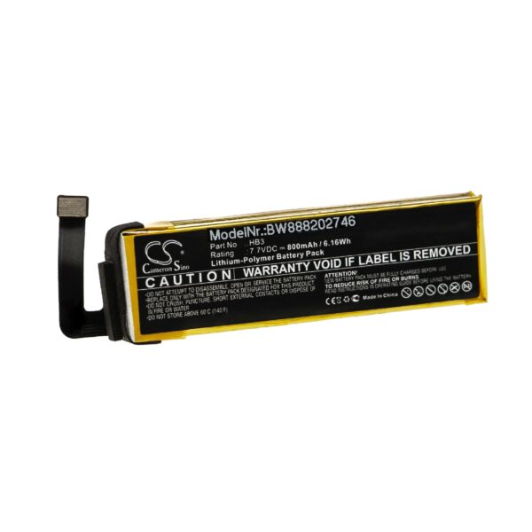 Bateria vhbw HB3 para DJI - 800mAh, 7.7V, Li-polímero