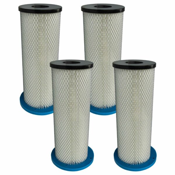 Conjunto de 4 Filtros Substituição vhbw para Aspirador Pullman ASR972901HD009