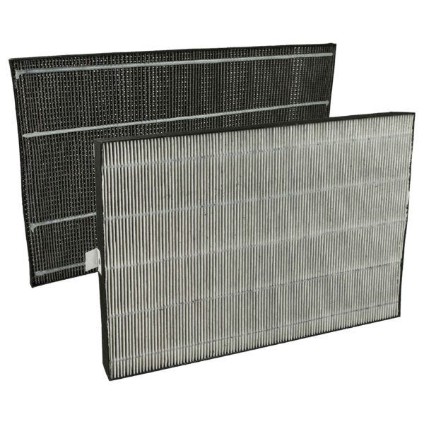 Conjunto de 2 Filtros para Purificador Sharp - Filtro de Carvão Ativado e Filtro HEPA vhbw
