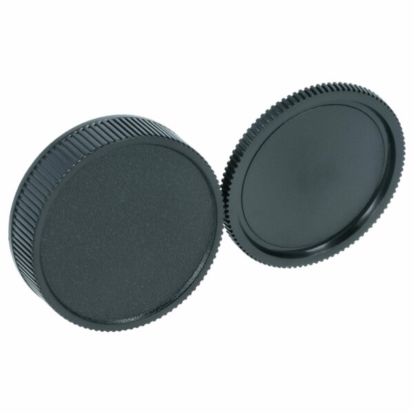 Conjunto de Tampas para Objectiva vhbw para Carl Zeiss/Leica - Tampa Frontal e Traseira, Plástico Preto