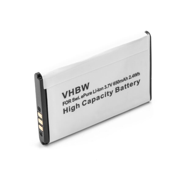 Bateria vhbw 600 mAh 3.7 V Li-Ion para telefones Swissvoice (substitui 043048, C0487, SV20405855)