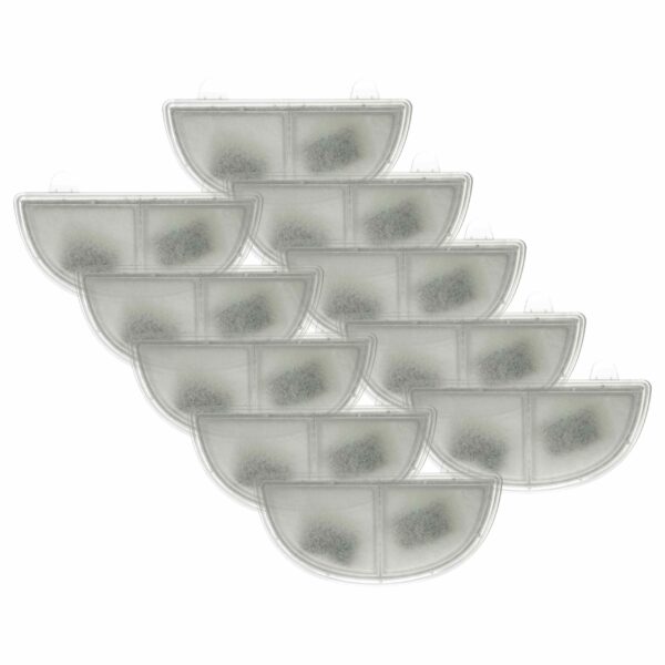10x Filtros para Fonte HomeRunPet CF2, WF20 - Filtro de Água com Suporte vhbw