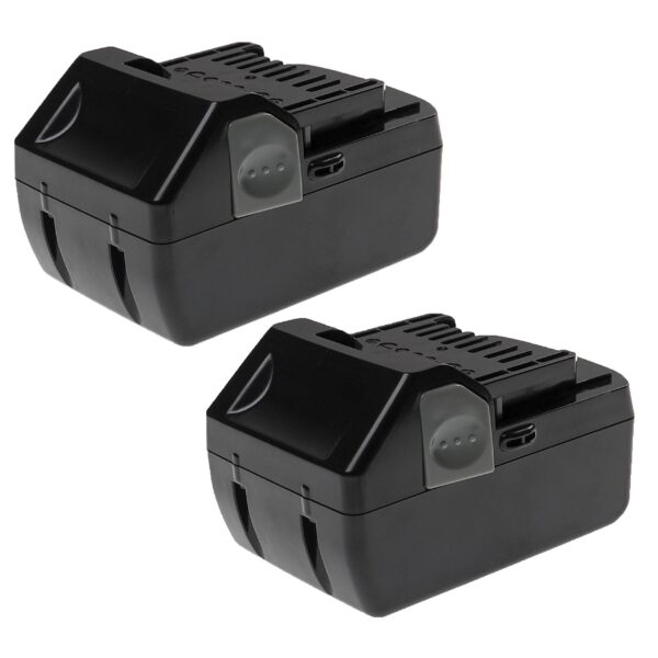 2x Bateria EXTENSILO 18V 5000 mAh Li-Ion para Hitachi Hikoki (33055, 330068, 330067, 330139)