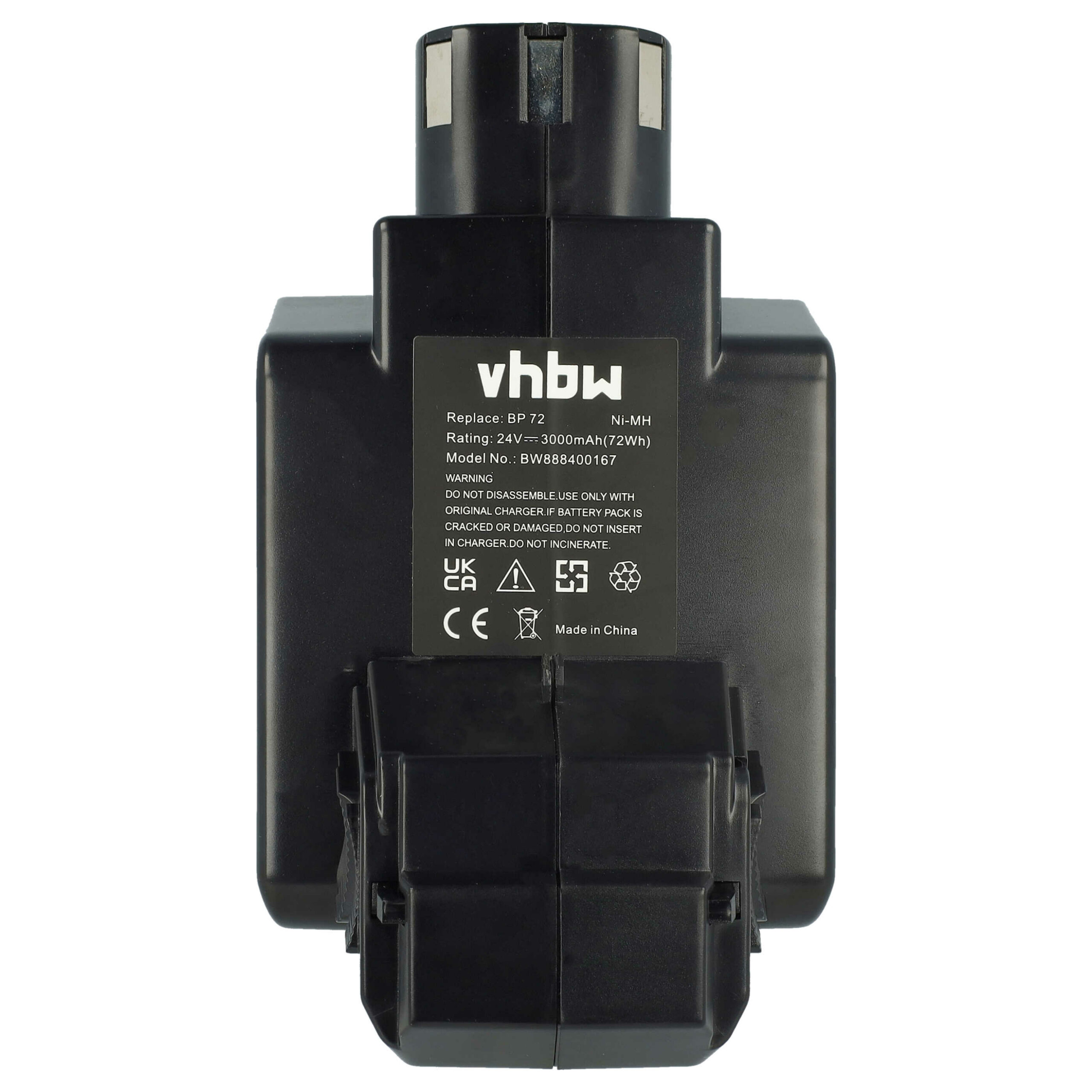 Bateria vhbw para ferramenta elétrica Hilti BP72, BP60, 331530, BP40 - 3000 mAh, 24 V, NiMH