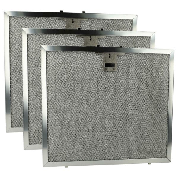 3x Filtro de Gordura em Metal de Longa Duração vhbw para Coifas Miele