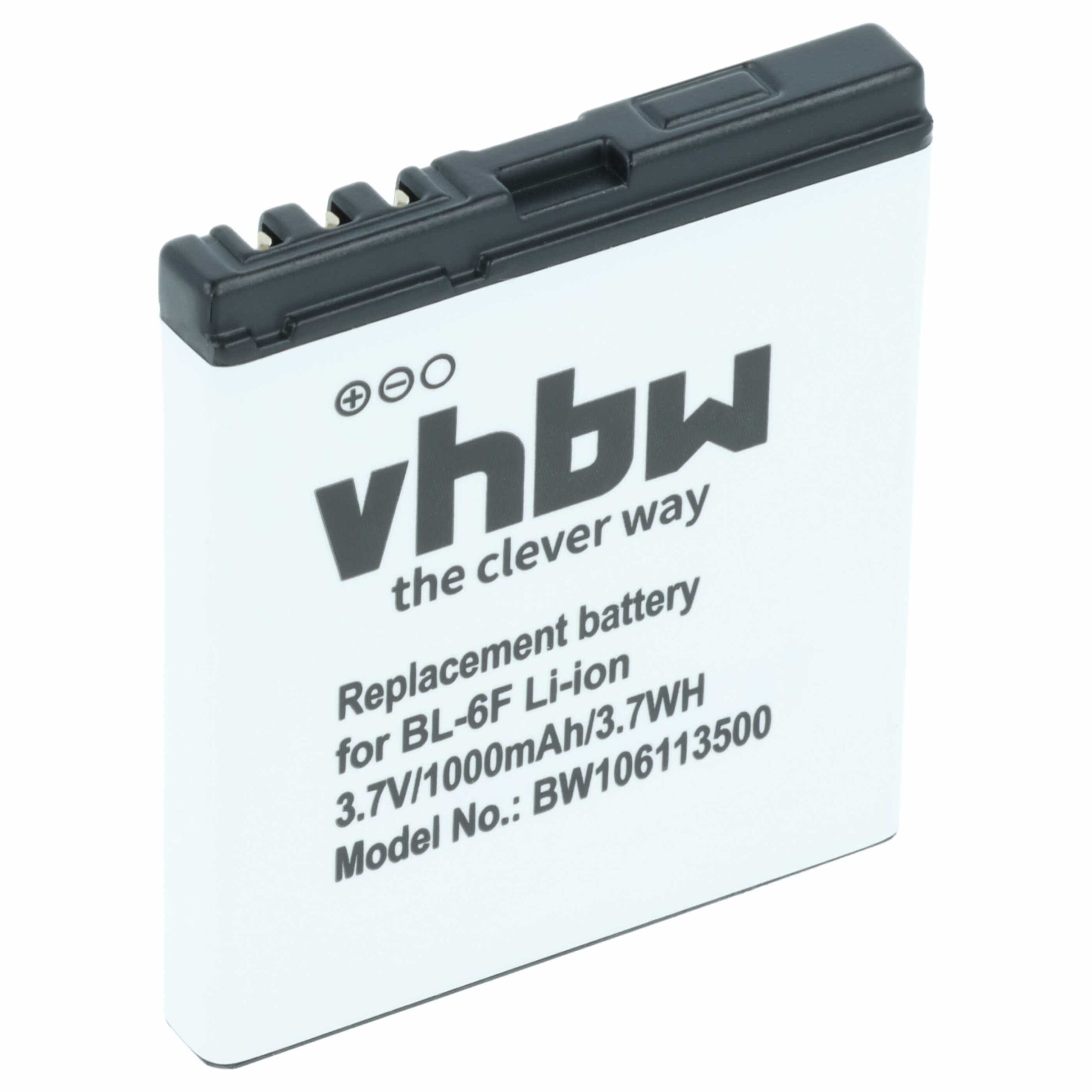 Bateria vhbw para Nokia BL-6F - 1000 mAh 3.7 V Li-Ion