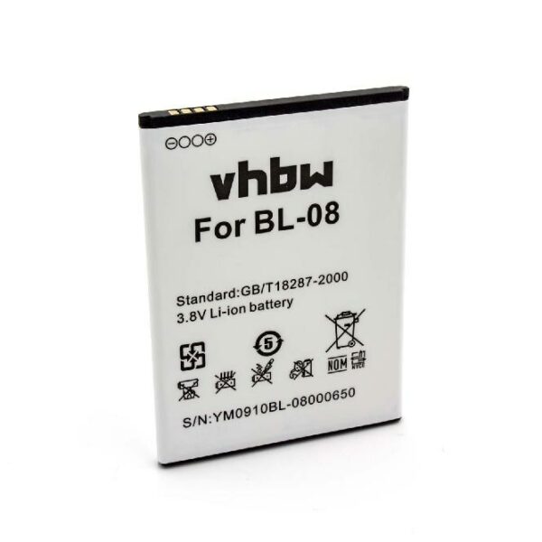Bateria de Telemóvel vhbw para ThL BL-08 - 2700 mAh 3.8 V Li-Ion