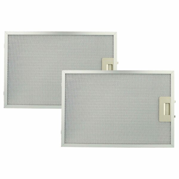 2x Filtro de Gordura Metálico de Longa Duração vhbw compatível com Bosch 742967, 4242001260069