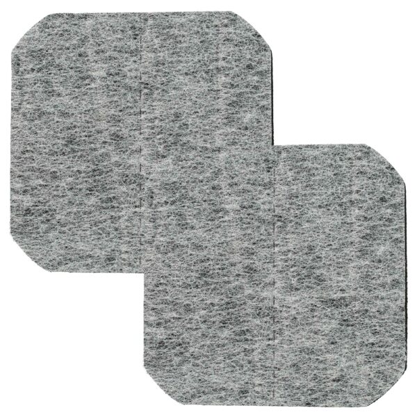 2x Filtro de Carvão Ativado vhbw para Fritadeira Moulinex e Tefal 12 x 12 x 0.8 cm