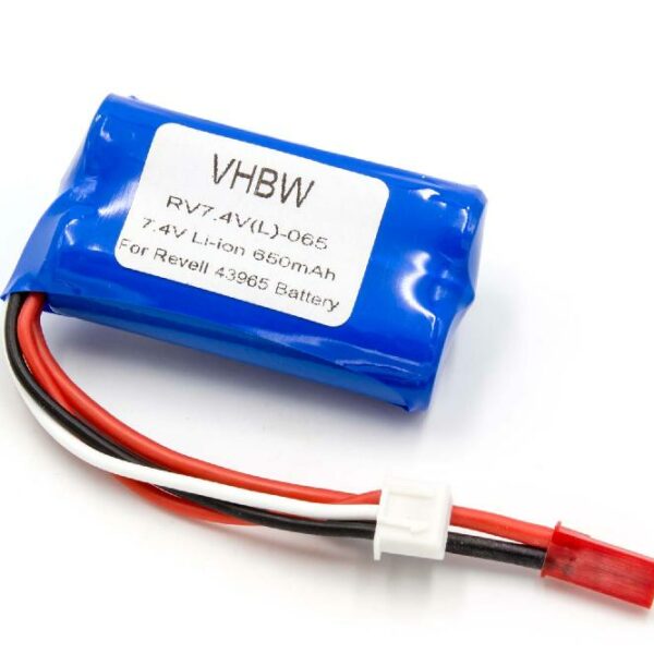 Bateria vhbw 650 mAh 7.4 V Li-Ion para Drones Revell e Jamara