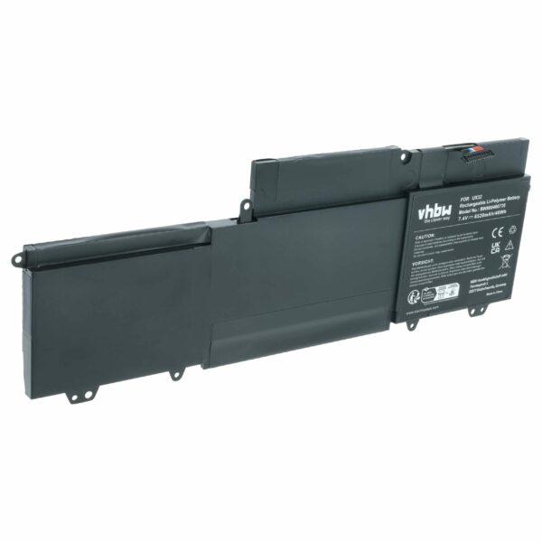 Bateria para Asus Notebook vhbw - Substitui 0B200-00070000, C23-UX32, 0B200-00070100 - 6520 mAh 7.4 V Li-polymer