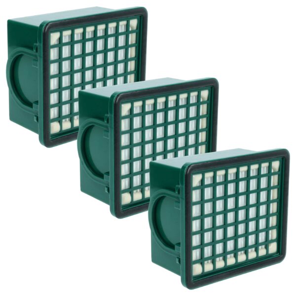 3x Filtro HEPA compatível com Vorwerk Kobold VK130, VK131