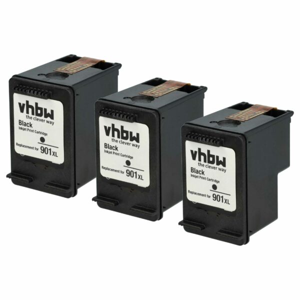 Pack 3x Cartuchos de Tinta para HP Officejet 4500 All-in-one e 4500 Wireless (Preto)