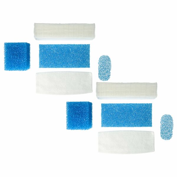 Conjunto de 2x Filtros vhbw para Aspirador Thomas - Compatível com Twin Genius Aquafilter, T1, T2, TT