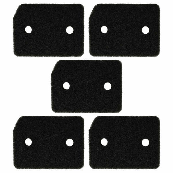 Conjunto de Filtros de Espuma (5x filtros evaporadores) Compatível com Miele 09164761, 00916476100017 Máquina de Secar Roupa