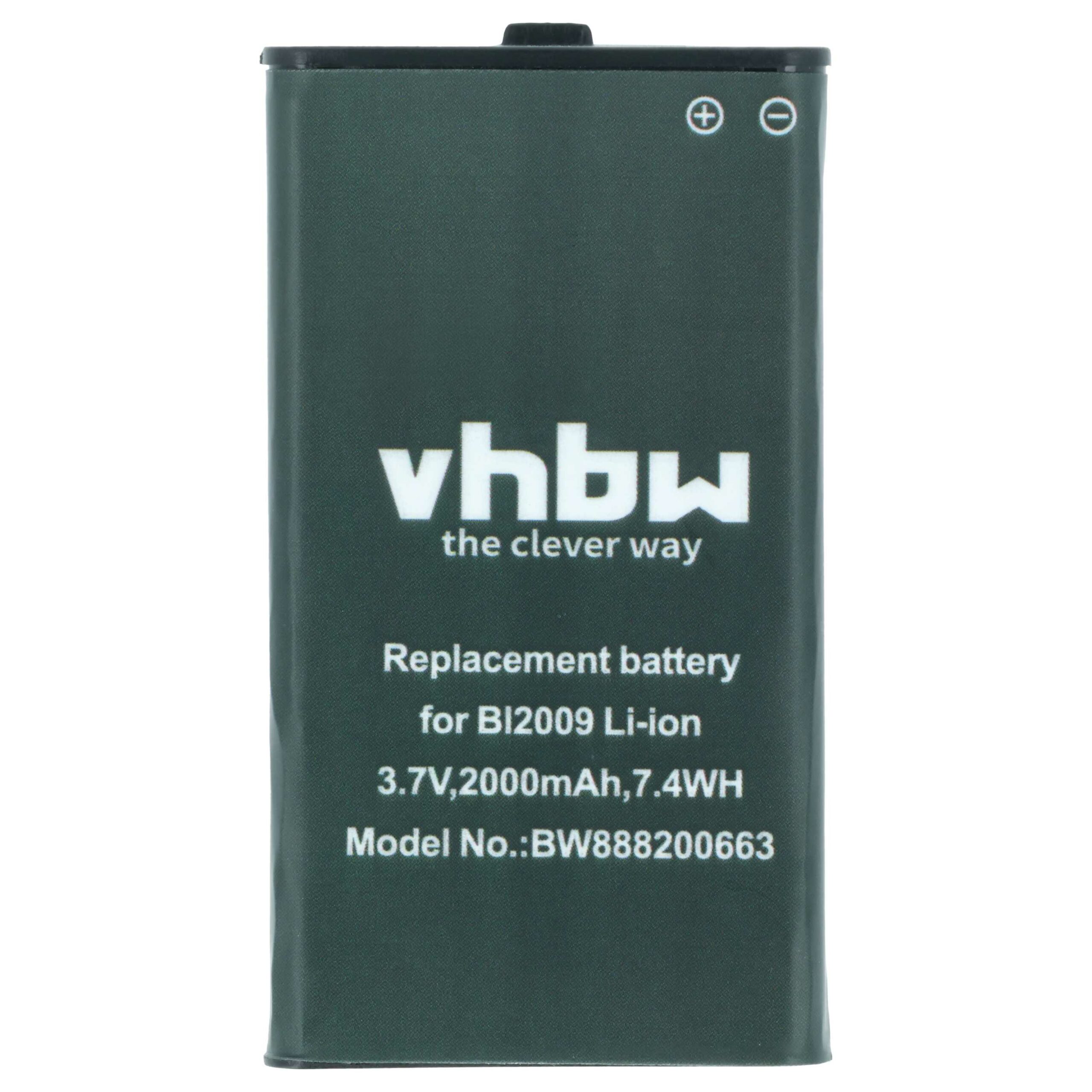 Bateria vhbw 5x para rádio Hytera BL2009 - 2000 mAh 3.7 V Li-Ion - Image 3