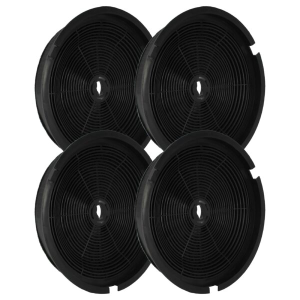 4x Filtro de Carvão Ativado para Coifa Philips - Compatível Beko, Electrolux, Gorenje - 19 cm