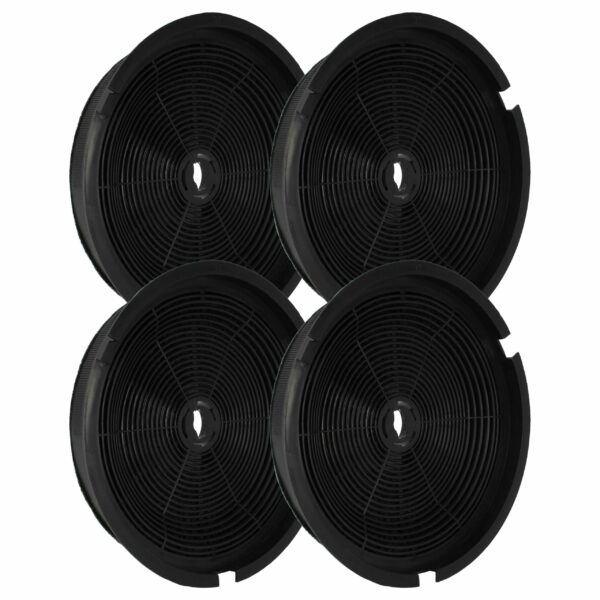 4x Filtro de Carvão Ativado para Coifa Philips - Compatível Beko, Electrolux, Gorenje - 19 cm