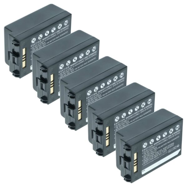 Bateria vhbw para Symbol 82-71363-02, 82-71364-01 - Scanner POS 3800 mAh 3.7 V (Pack 5x)