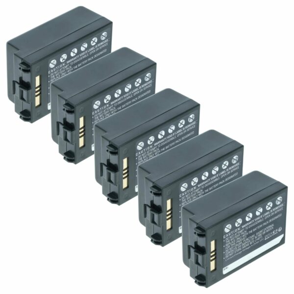 Bateria vhbw para Symbol 82-71363-02, 82-71364-01 - Scanner POS 3800 mAh 3.7 V (Pack 5x)