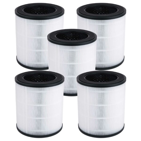 5x Filtro de Substituição vhbw para Purificador de Ar Rowenta XD6280F0