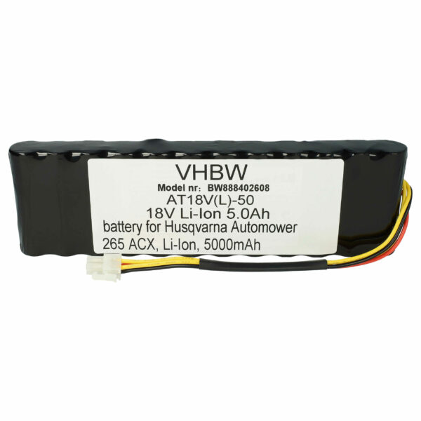 Bateria vhbw 5000 mAh 18V Li-Ion para Cortadores de Relva Husqvarna