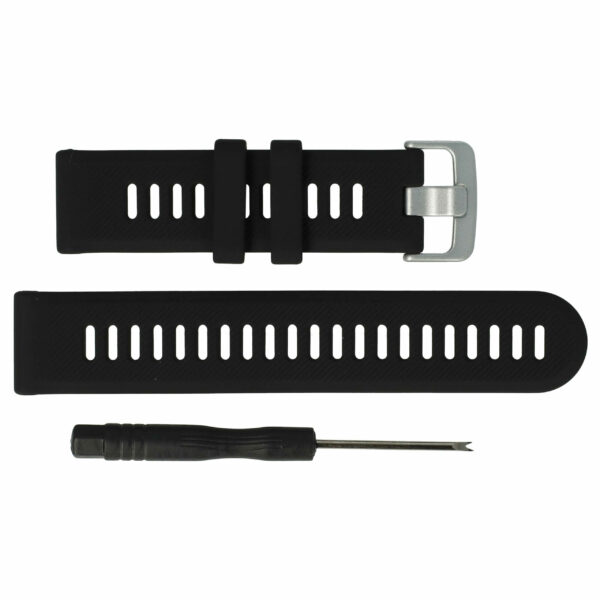 Pulseira para Garmin Forerunner - Silicone Preto 22mm
