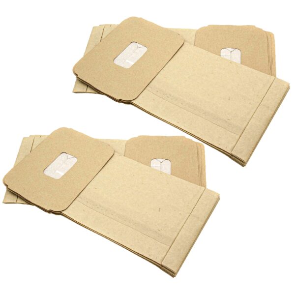 Pack 20x Sacos para Aspirador vhbw compatível com Europlus PH 1201 e Philips - papel