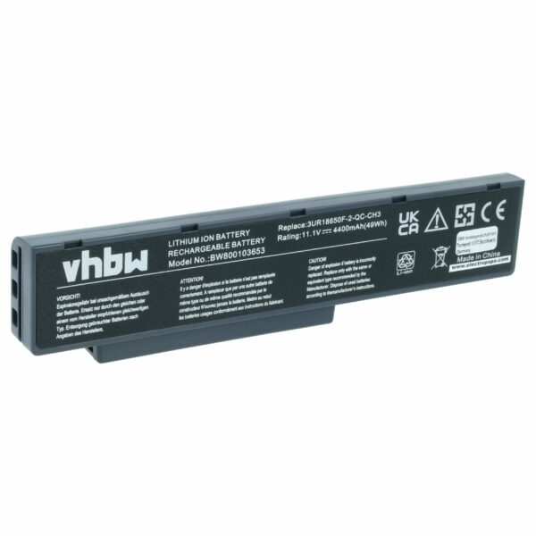 Bateria para Portátil vhbw 4400 mAh 11.1 V Li-Ion - Compatível BenQ / Packard Bell