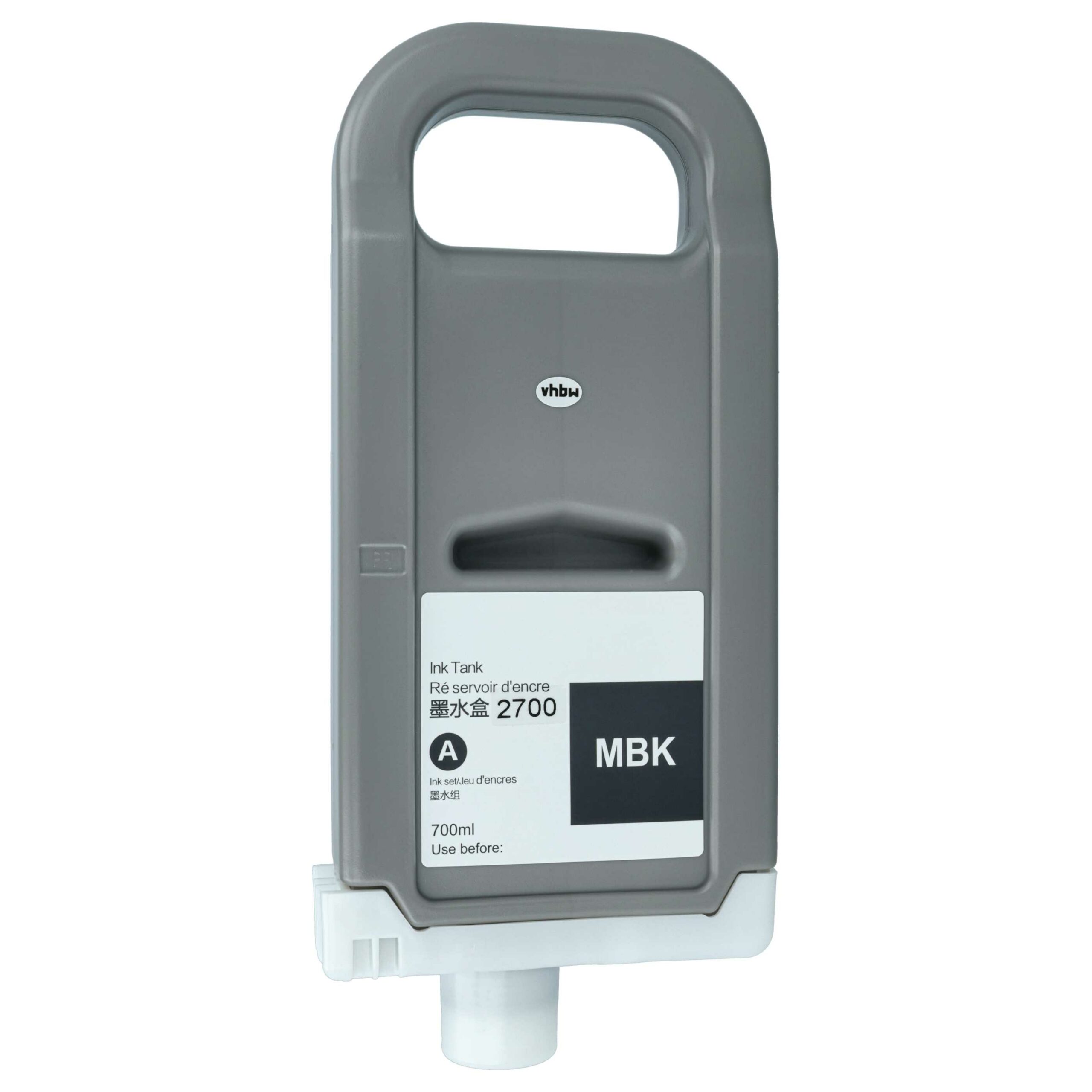 Cartucho de Tinta Compatível Canon PFI-3700 MBK - vhbw 700 ml Preto Fosco - Image 3