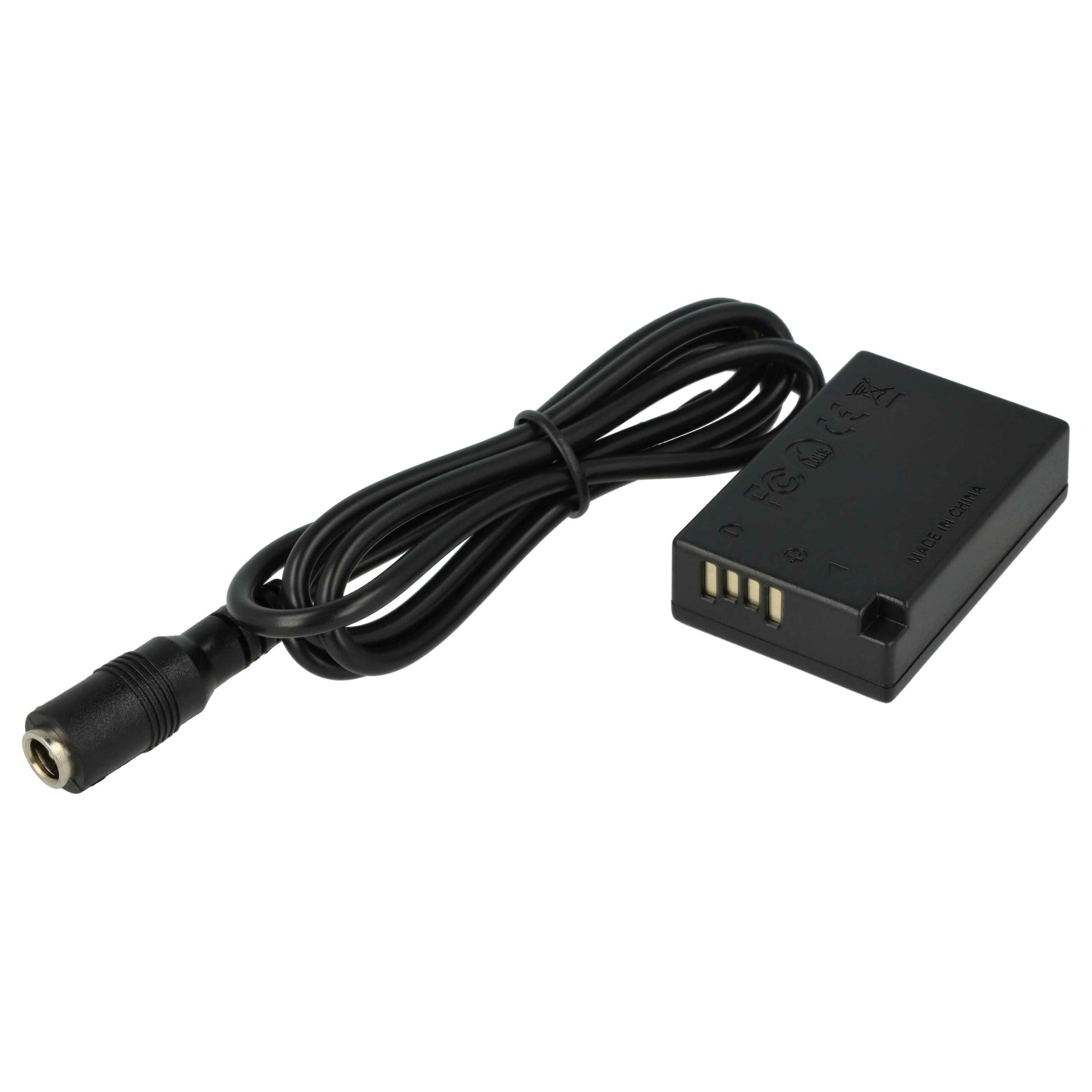 Alimentação AC vhbw substitui ACK-E18 para câmaras Canon + Acoplador DC - 2 m, 8 V 3.0 A - Image 4