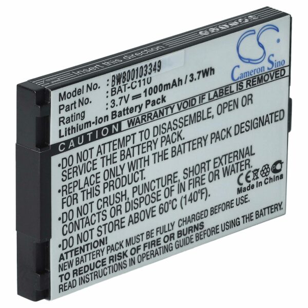Bateria vhbw para Emporia BAT-C110 - 1000 mAh 3.7 V Li-Ion