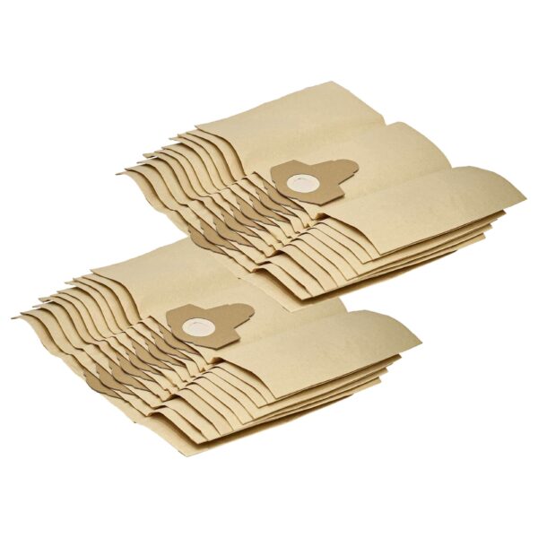 Pack 20x Sacos para Aspirador vhbw compatível com Einhell 23.421.60 - papel