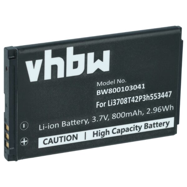 Bateria vhbw 800 mAh 3.7 V para telemóvel Vodafone, T-Mobile, Orange, ZTE