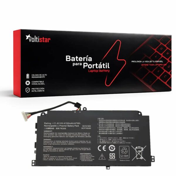 Bateria para Portátil ASUS ExpertBook P2 P2451, P2451FB, B2 B2402CBA - B31N1909 11.4V | Green Computer