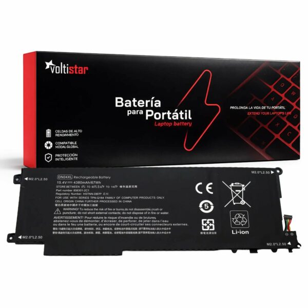 Bateria DN04XL para Portátil HP ZBook X2 G4 - 15.4V 4380mAh | Compatível com Todos os Modelos
