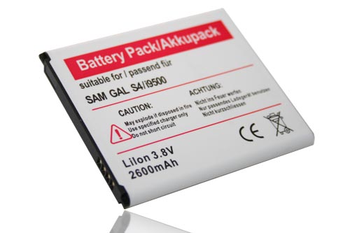 Bateria vhbw para Samsung B600BE, B600, B600BU - 2600 mAh 3.8 V Li-Ion