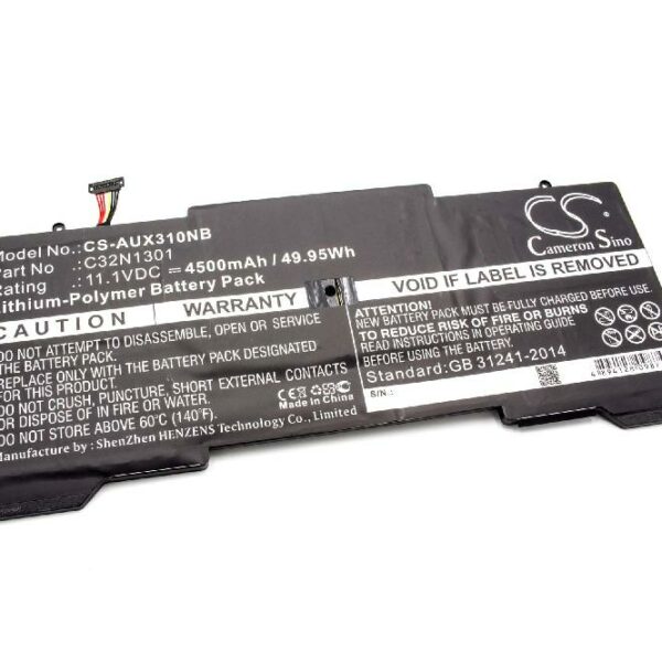 Bateria para Portátil vhbw para Asus 0B200-00510000, C32N1301 4500 mAh 11.1 V