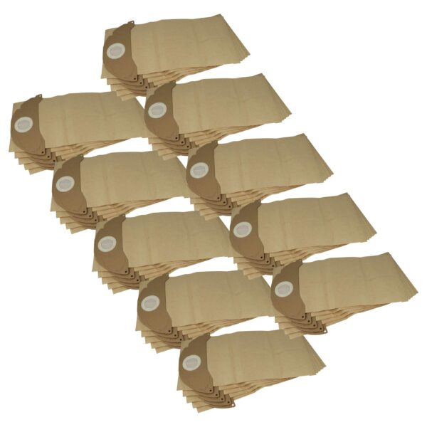 50x Sacos para Aspirador vhbw para Kärcher A 2120 ME, K 2501, SE 5.100 - Papel