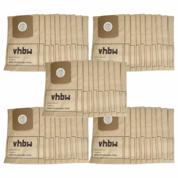50x Sacos para Aspirador vhbw em Papel para Daewoo SB200, SB80, SB70 e Thomas